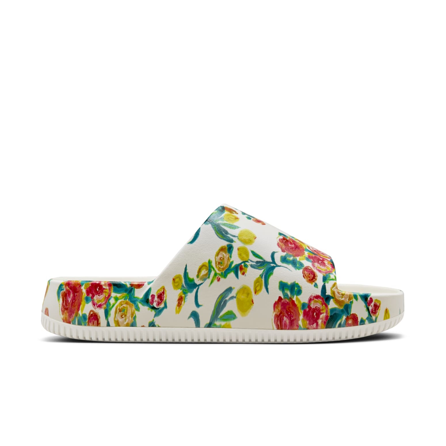 (WMNS) Nike Calm Slides 'Floral' HF1069-100 - 2