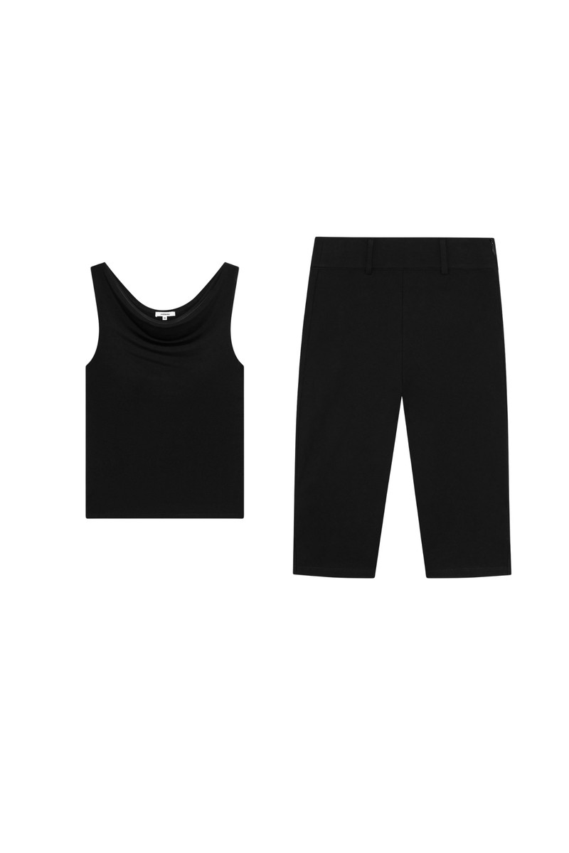 LANI TOP + HARLEY CAPRI - BLACK 1