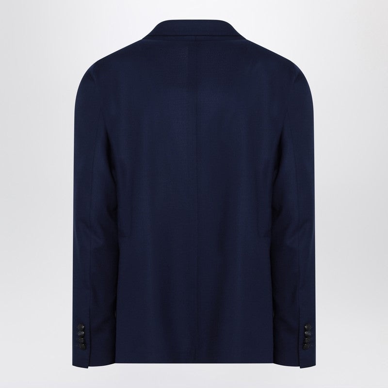 Tagliatore - Tagliatore Single-breasted blue jacket in wool - 2
