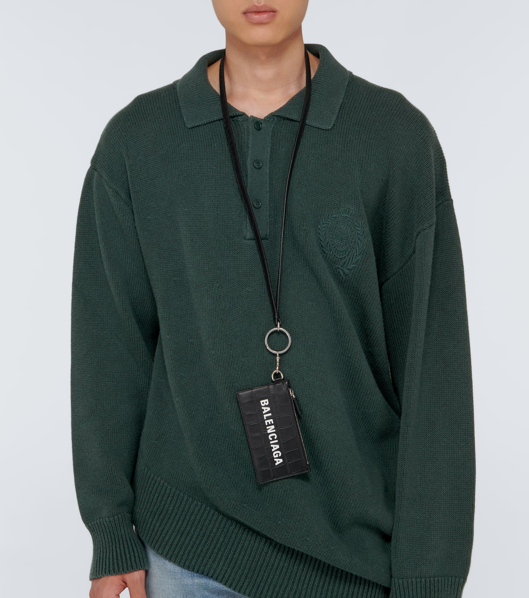 Cash card case on keyring - 2