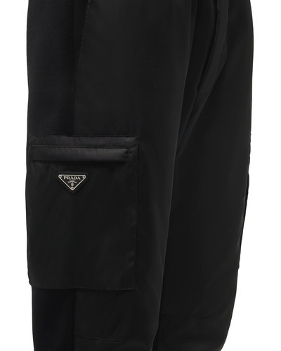 Prada Technical cotton fleece trousers outlook