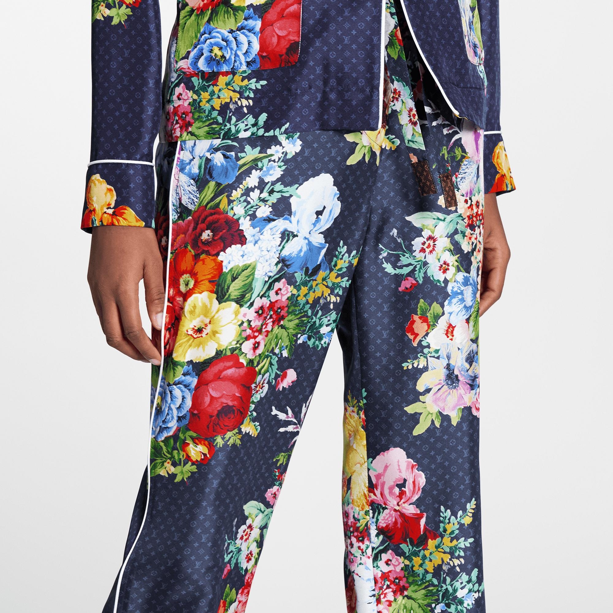 Vintage Flower Pajama Pants - 4