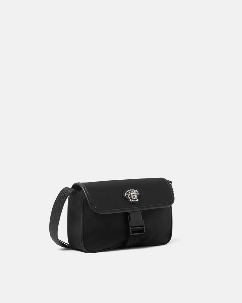 VERSACE La Medusa Nylon Mini Messenger Bag outlook