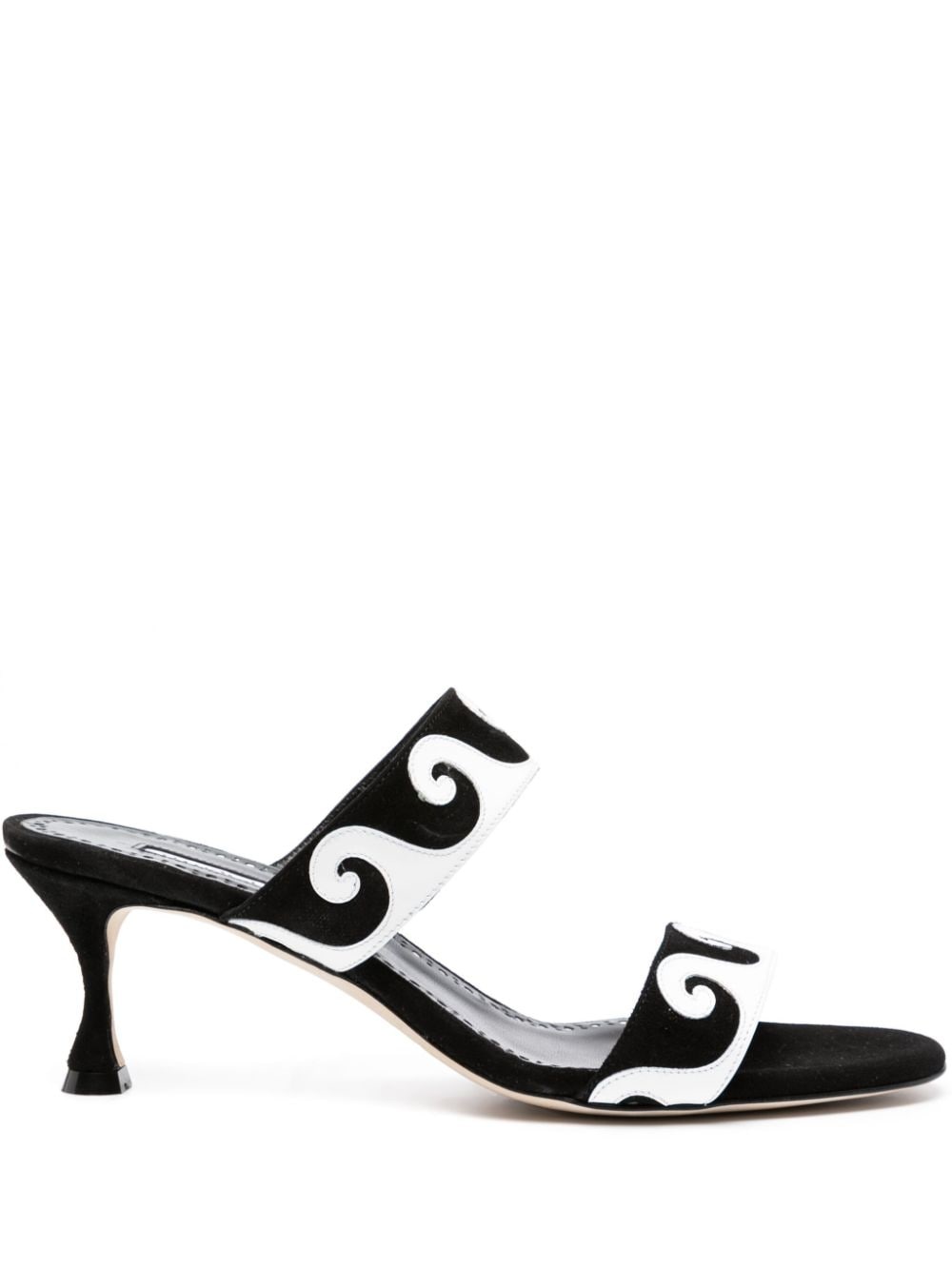 Bemusa 70mm leather sandals - 1