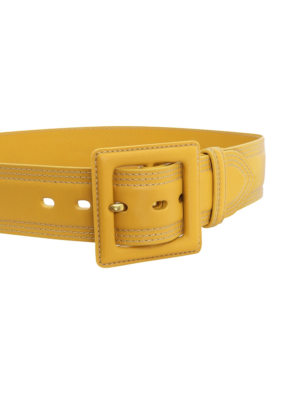 TOP STITCH WAIST BELT - 3