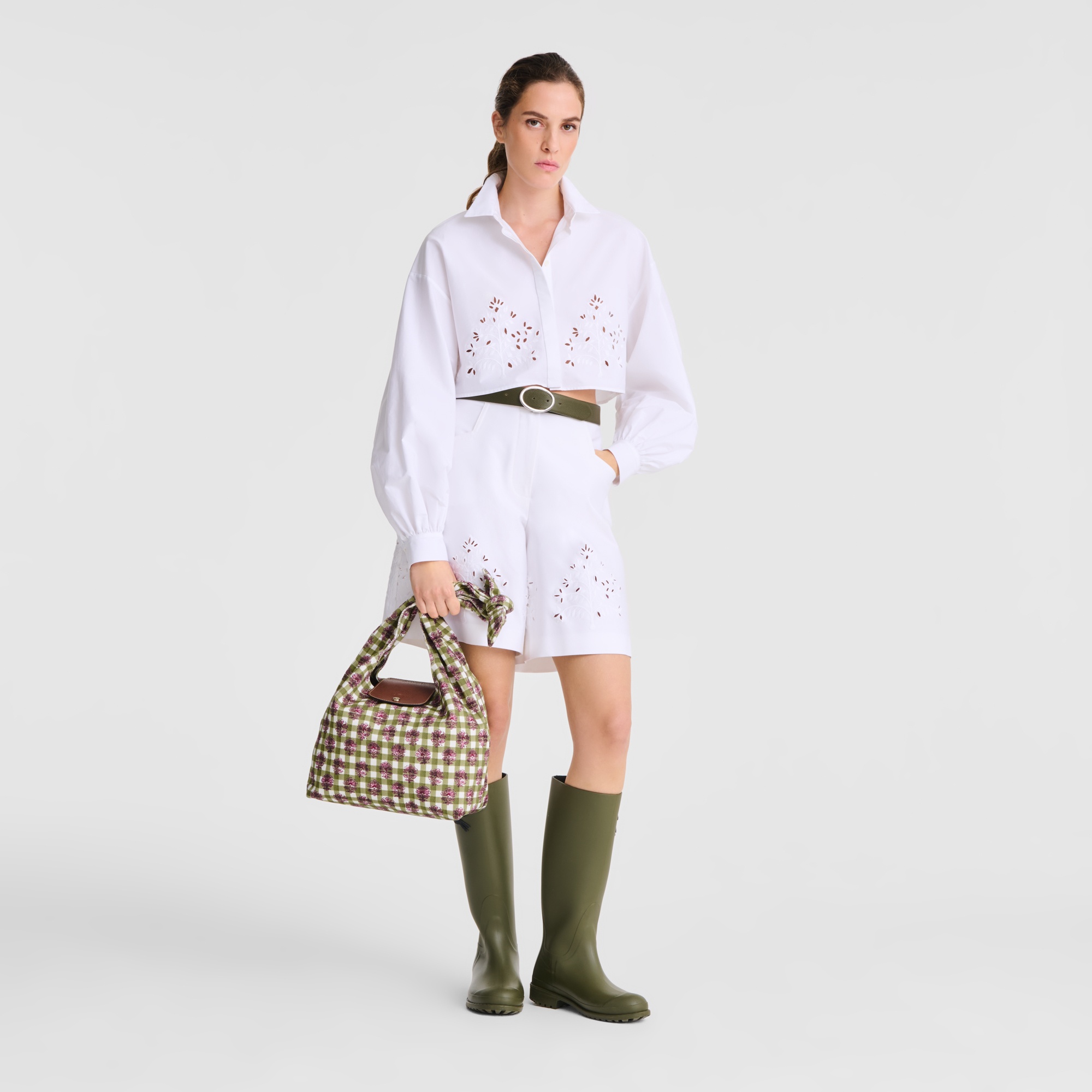 Le Pliage Collection M Shoulder bag Artichoke - Canvas - 2