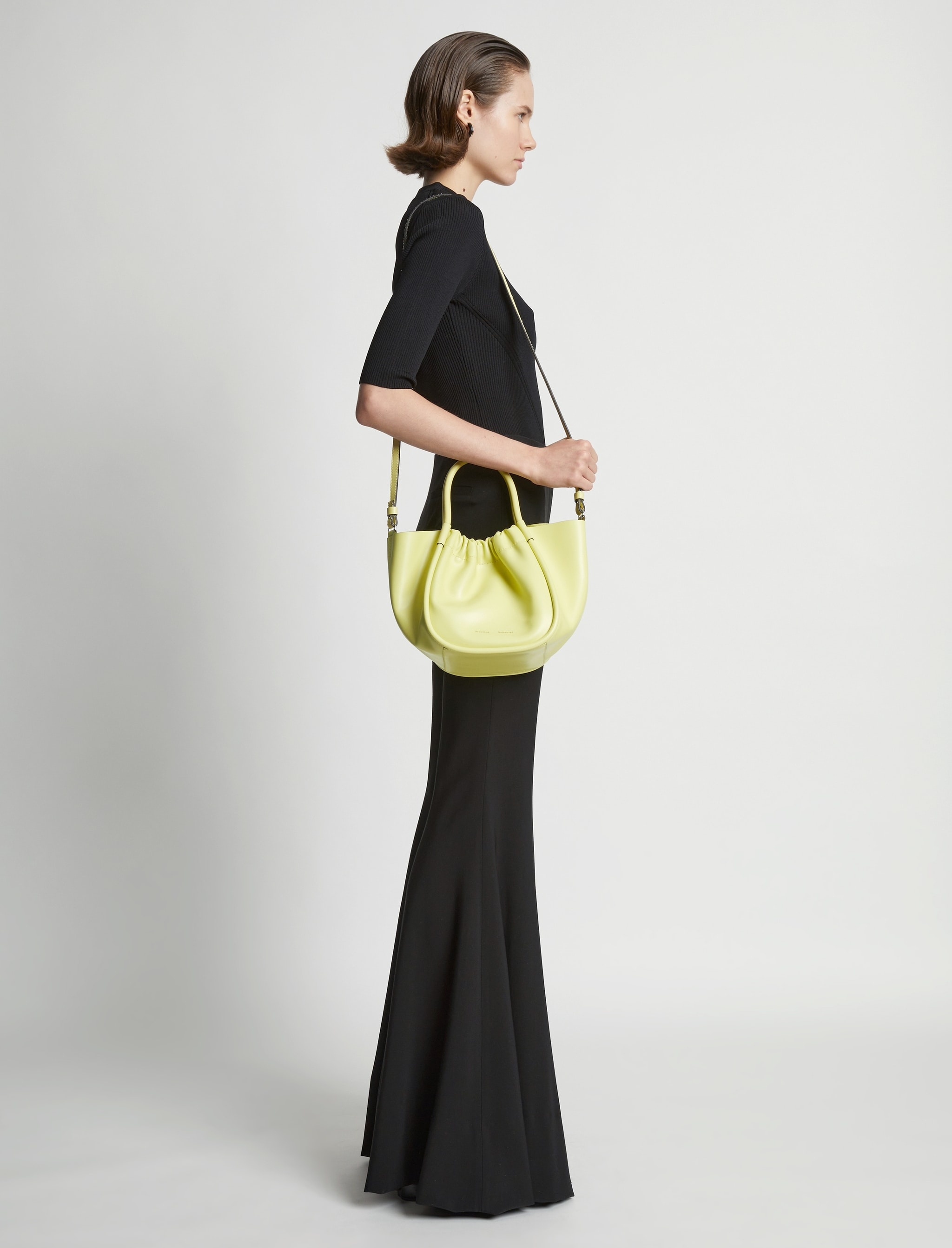 Small Ruched Crossbody Tote - 3