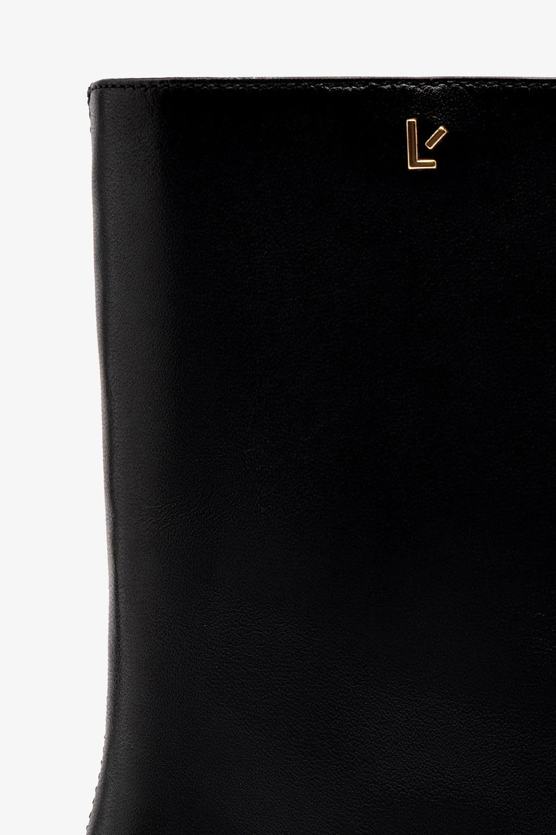 Alexis Bootie In Black Leather 4