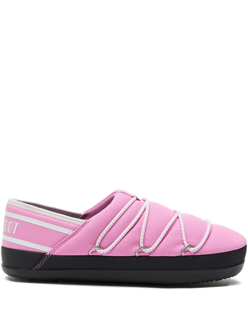 slip-on lace-up slippers 1