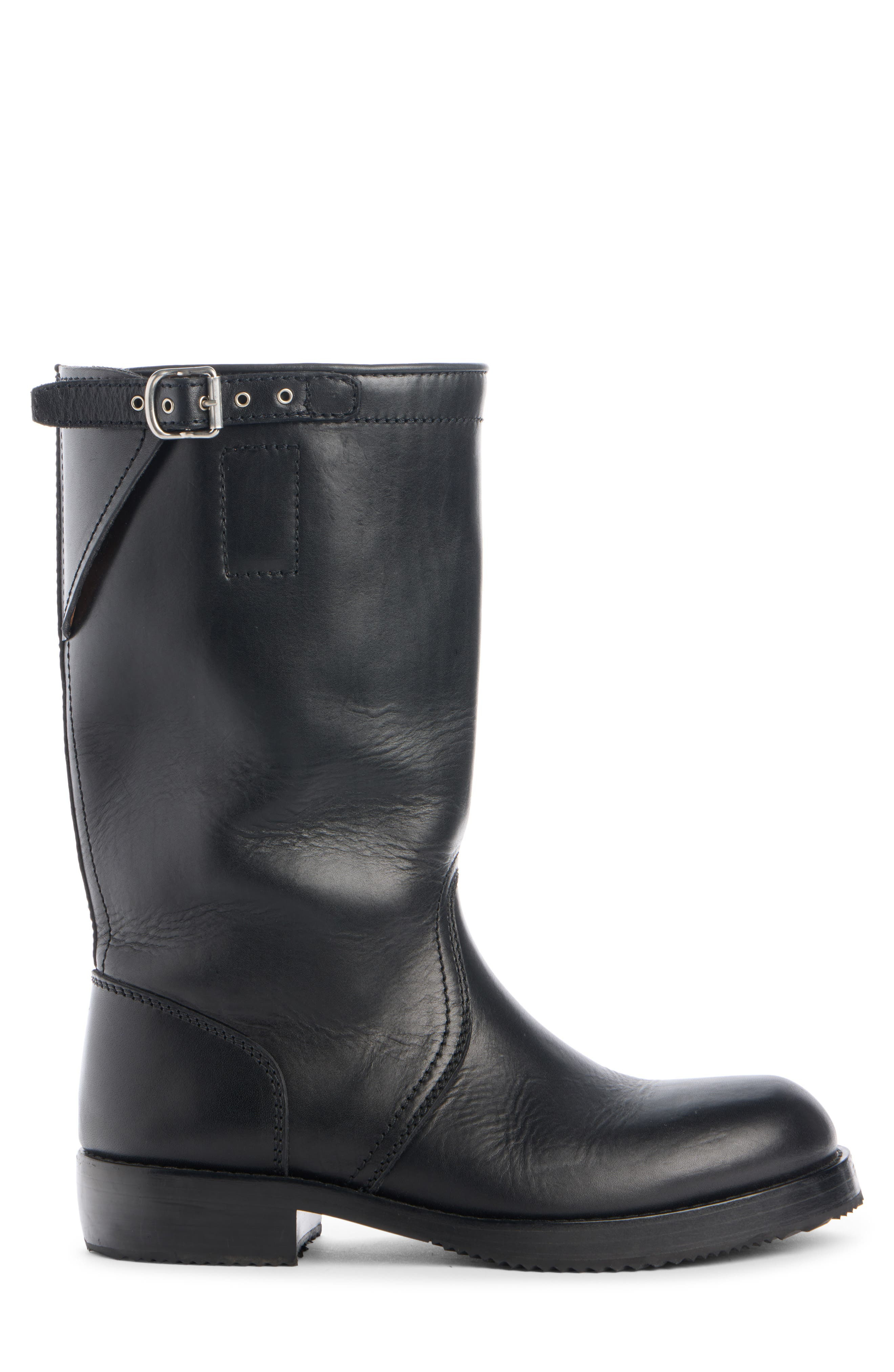 Dries Van Noten Tall Engineer Boot in Black at Nordstrom - 3