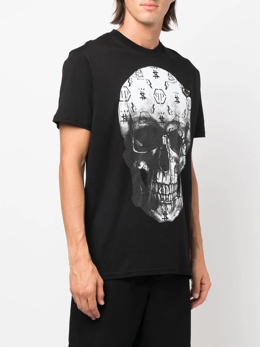 skull-print short-sleeve T-shirt - 4