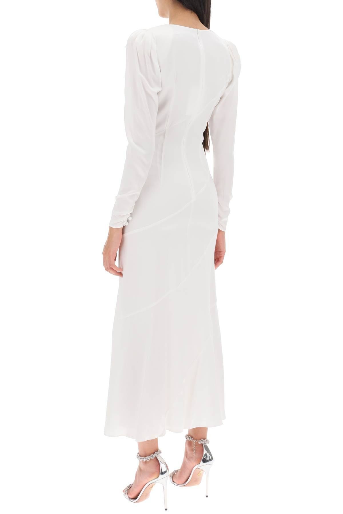 LONG DRESS IN SILK SATIN - 4