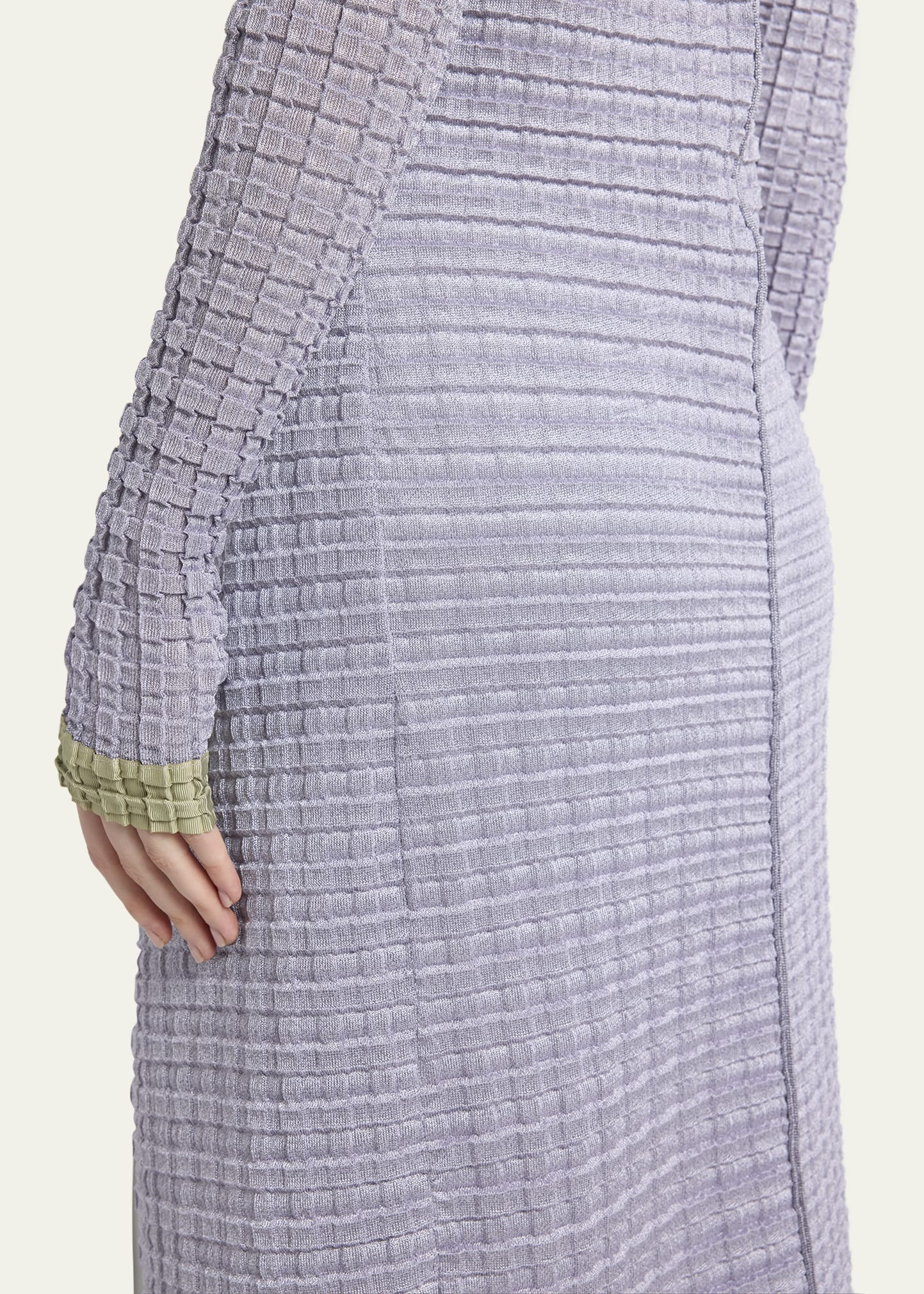 Textured Tipped Cardigan - 5