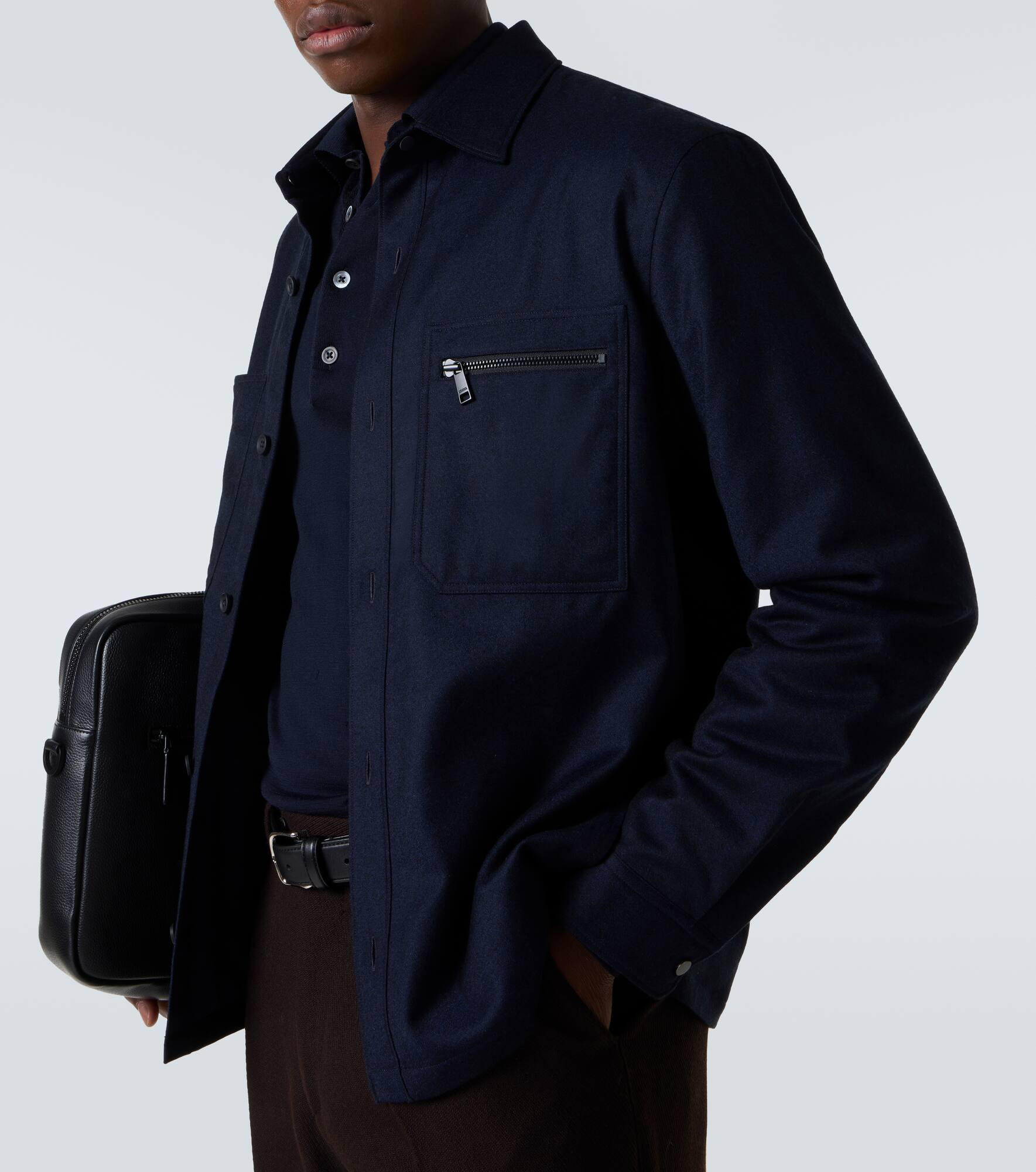 Wool overshirt - 5