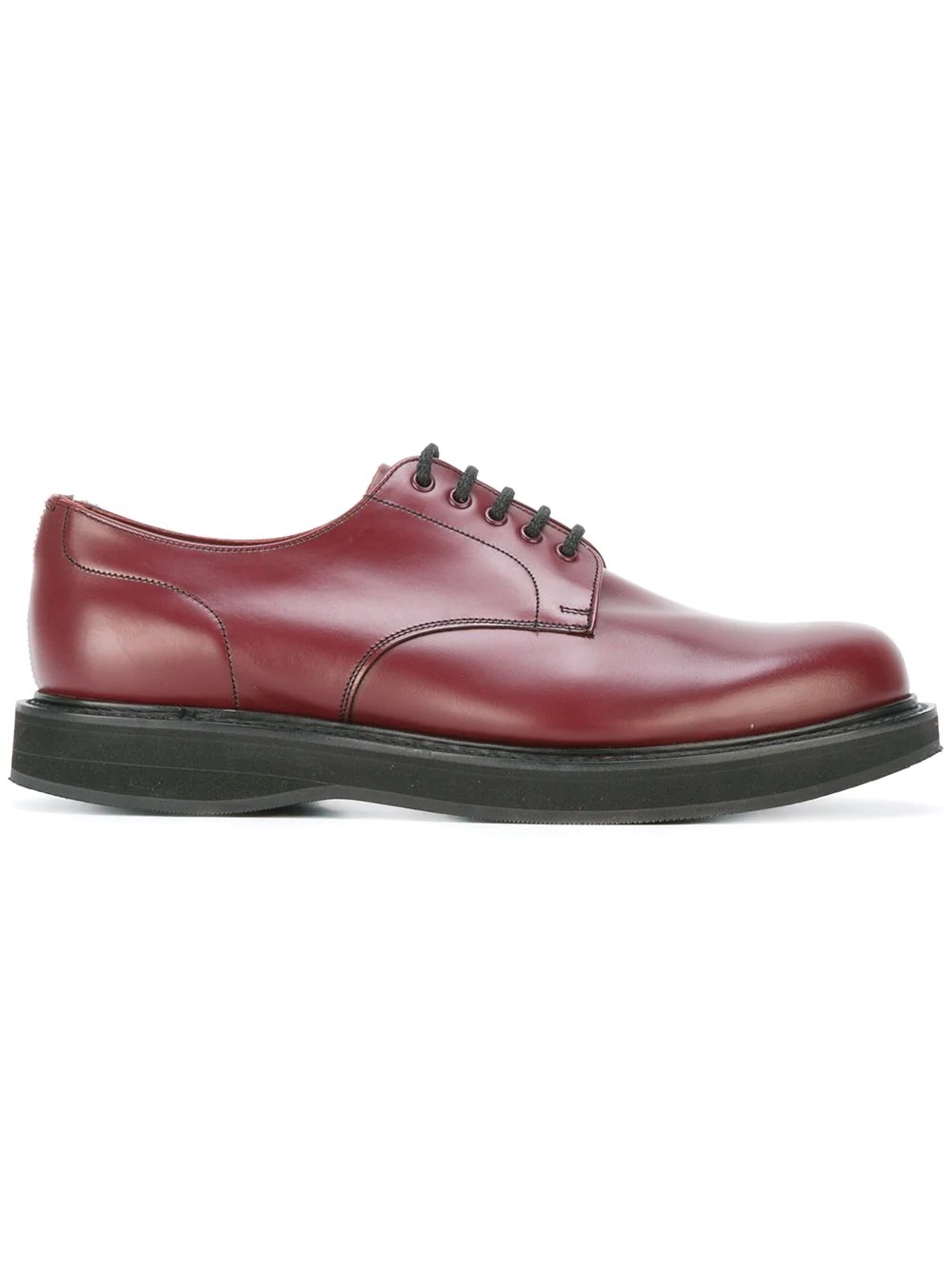 chunky sole derby shoes - 1