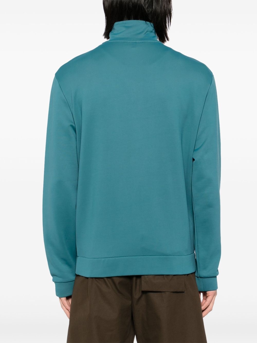 logo patched jacket - 4