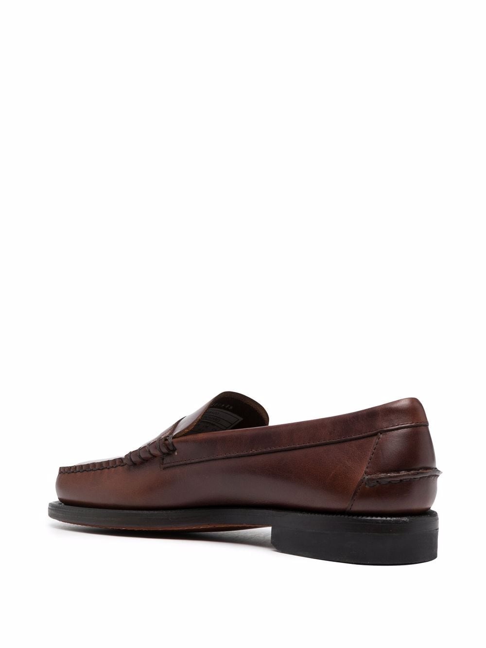 slip-on leather loafers - 3