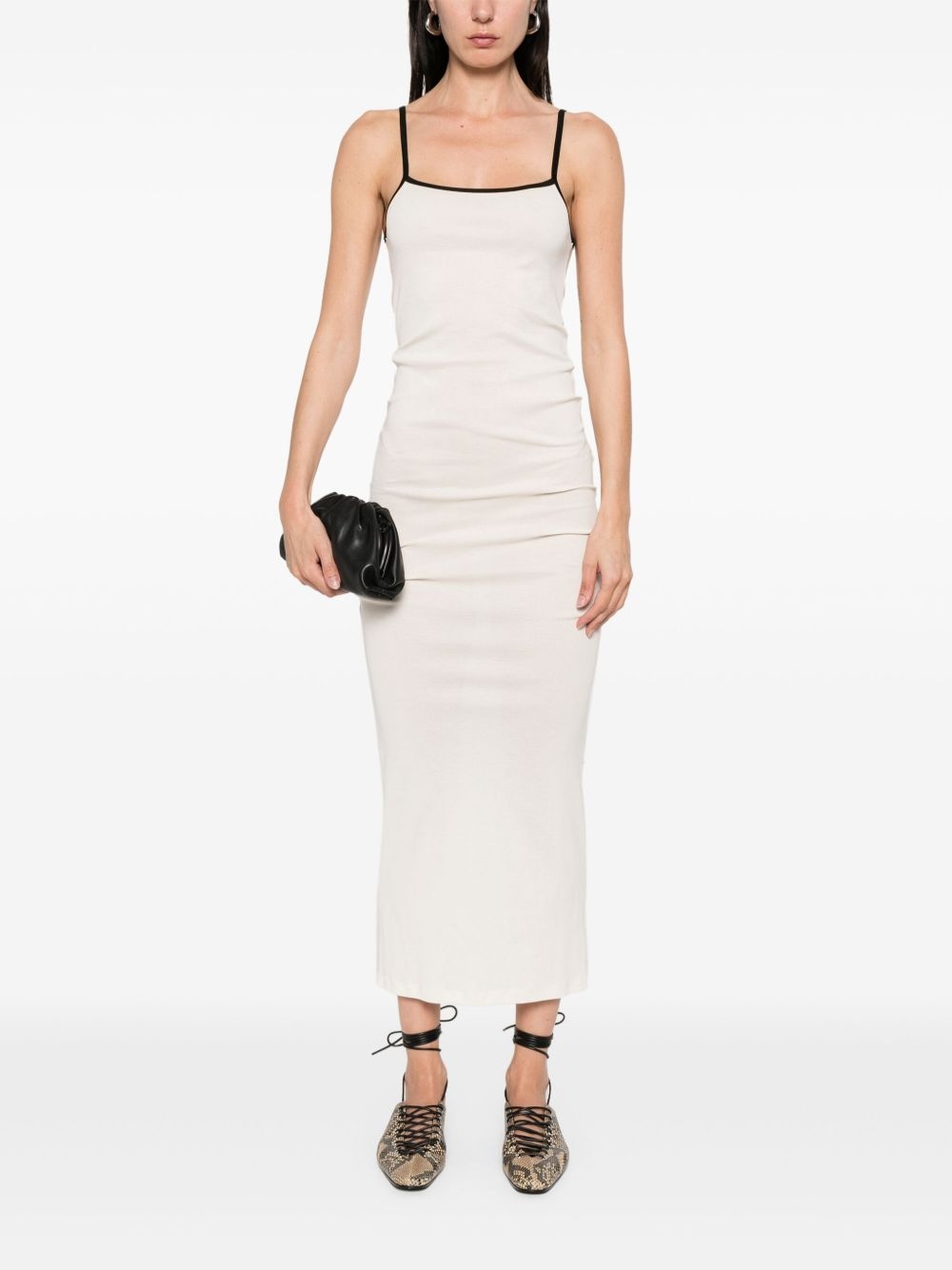 jersey midi dress - 2