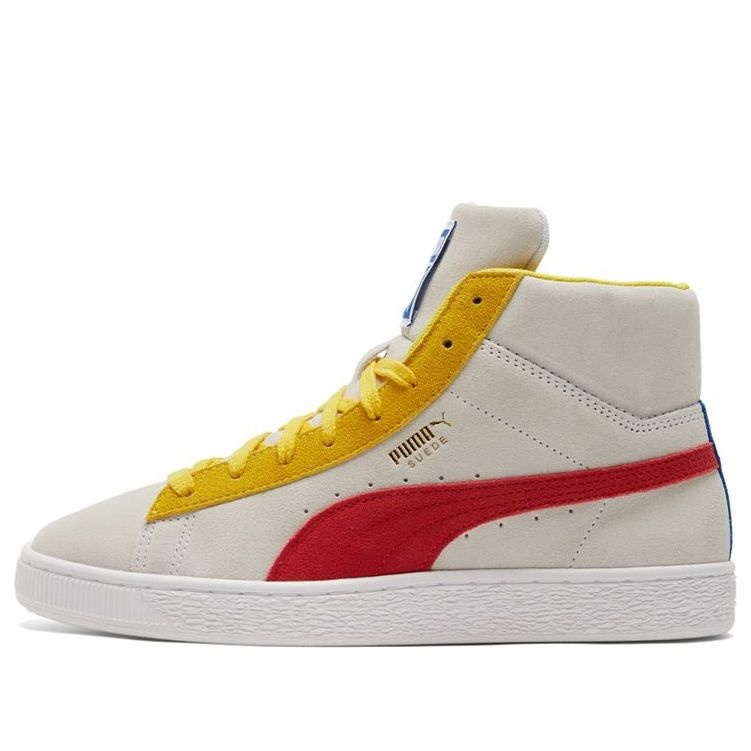 PUMA Suede Mid 21 'White Red Lemon' 380205-09 - 1