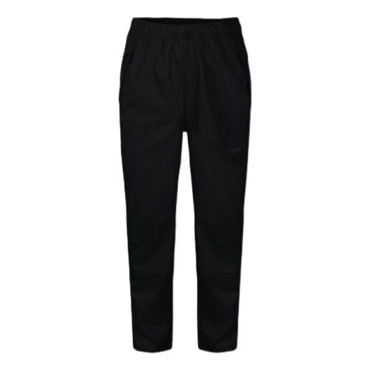 Nike embroidered side logo casual pants 'Black' DQ1904-010 - 1