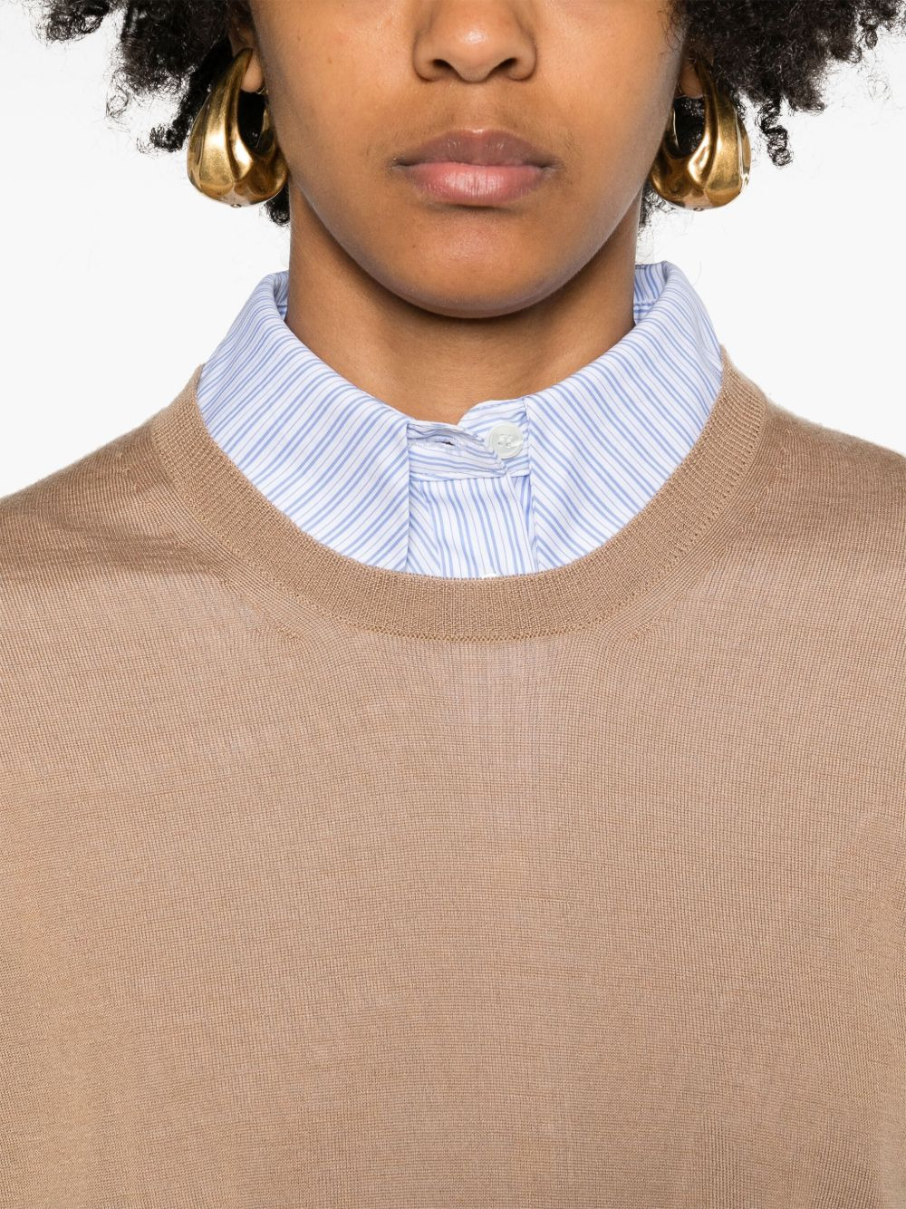 crew-neck cashmere jumper - 5