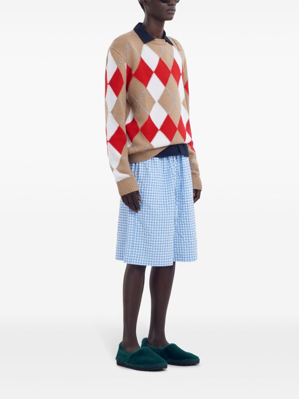 argyle intarsia-knit jumper - 2