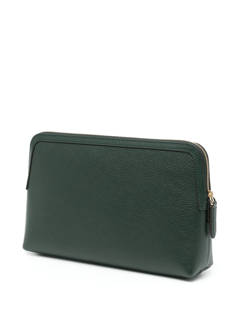 Mulberry logo-embossed pouch outlook