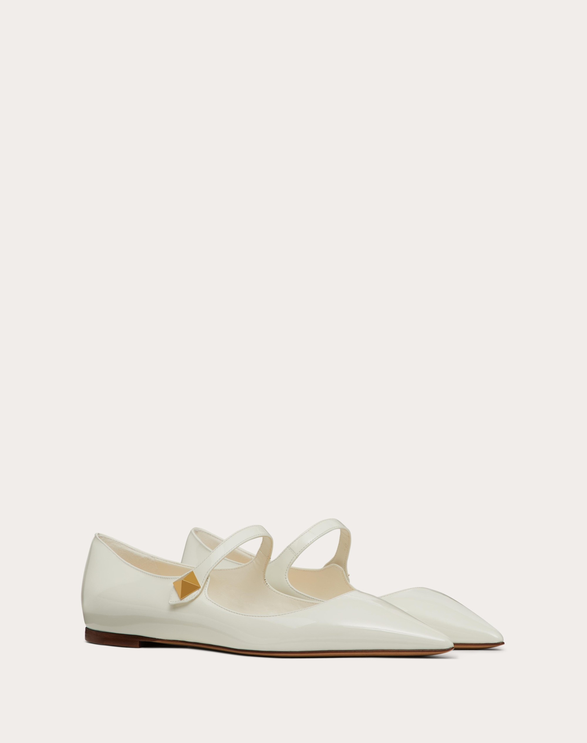 VALENTINO GARAVANI TIPTOE PATENT LEATHER BALLET FLATS - 2