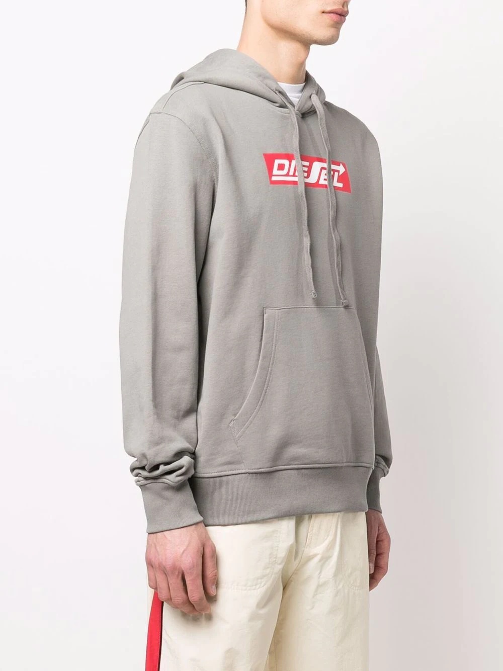 logo-print hooded sweatshirt - 3