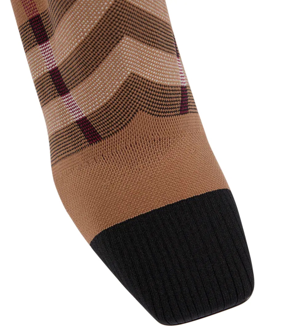 Vintage Check 105 sock boots - 6