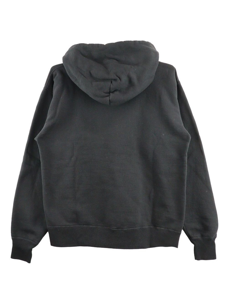 SAINT M×××××× logo-print cotton hoodie outlook