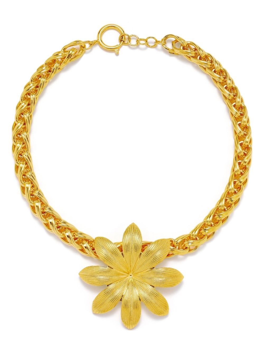 Elizabeth floral-detail necklace - 2