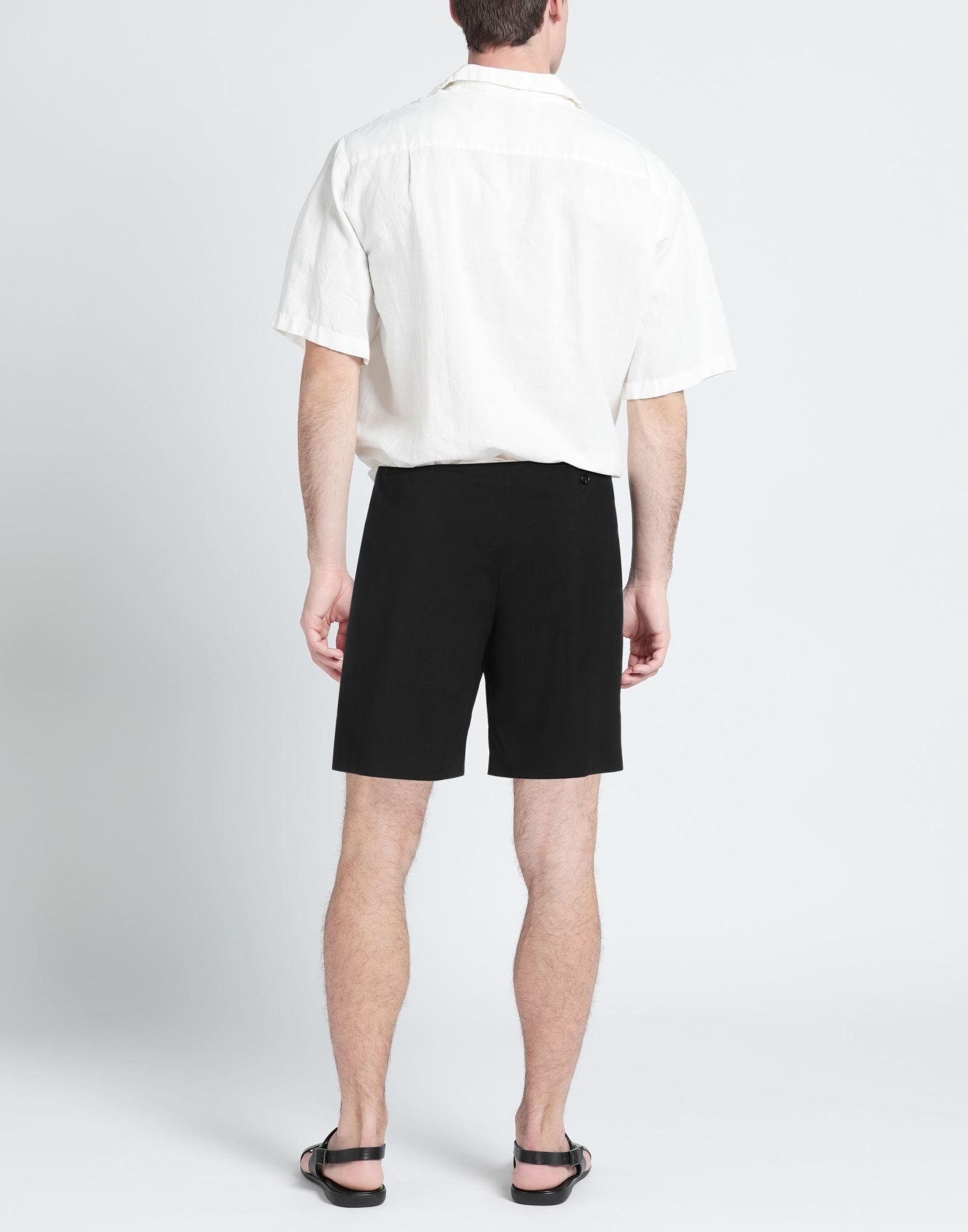 Black Men's Shorts & Bermuda - 3