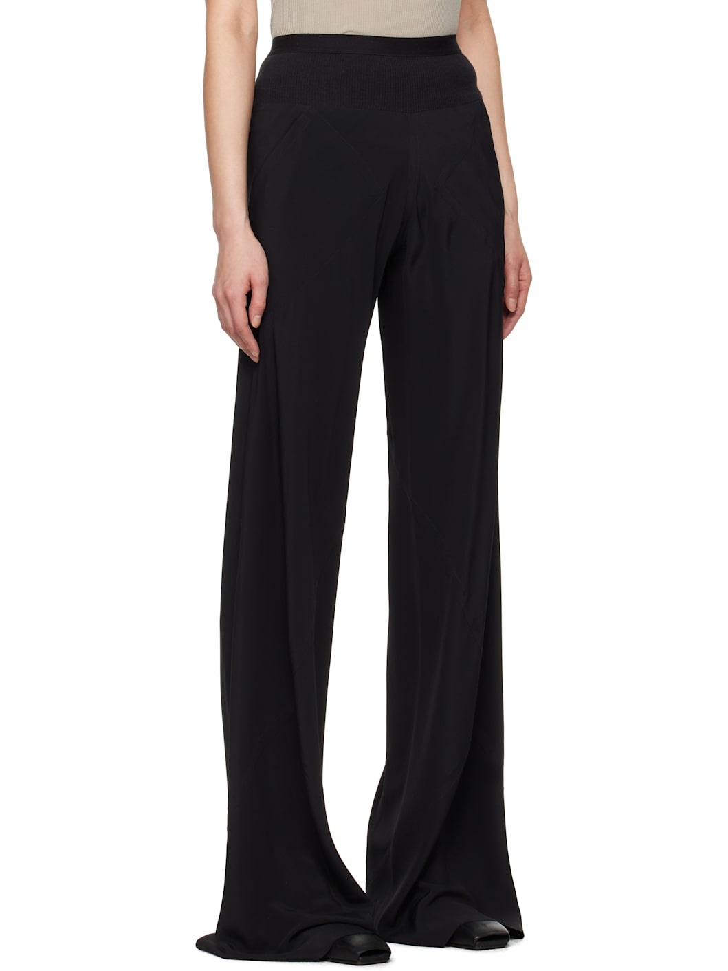Black Hollywood Bias Trousers - 2