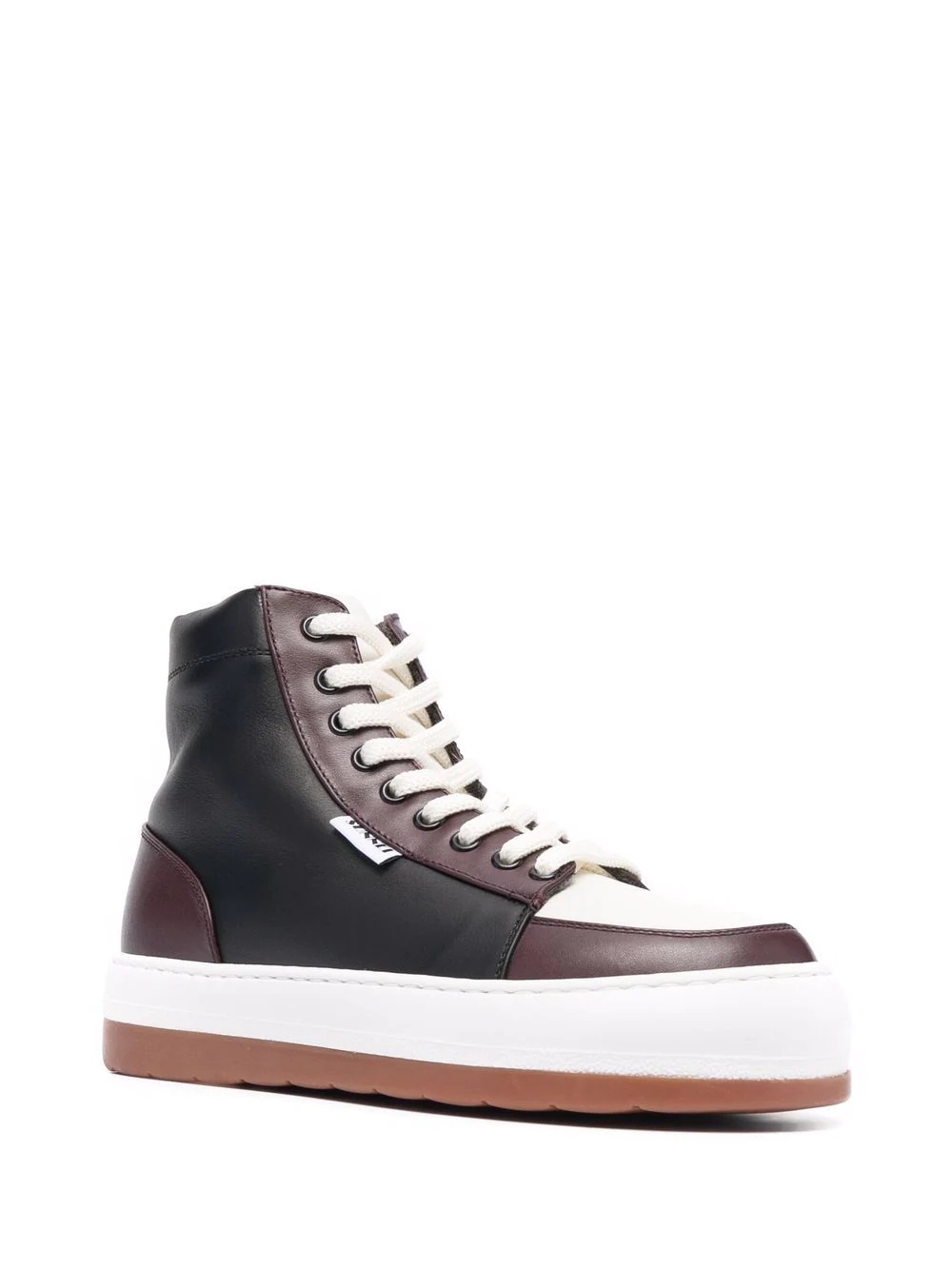 chunky-sole high top sneakers - 2