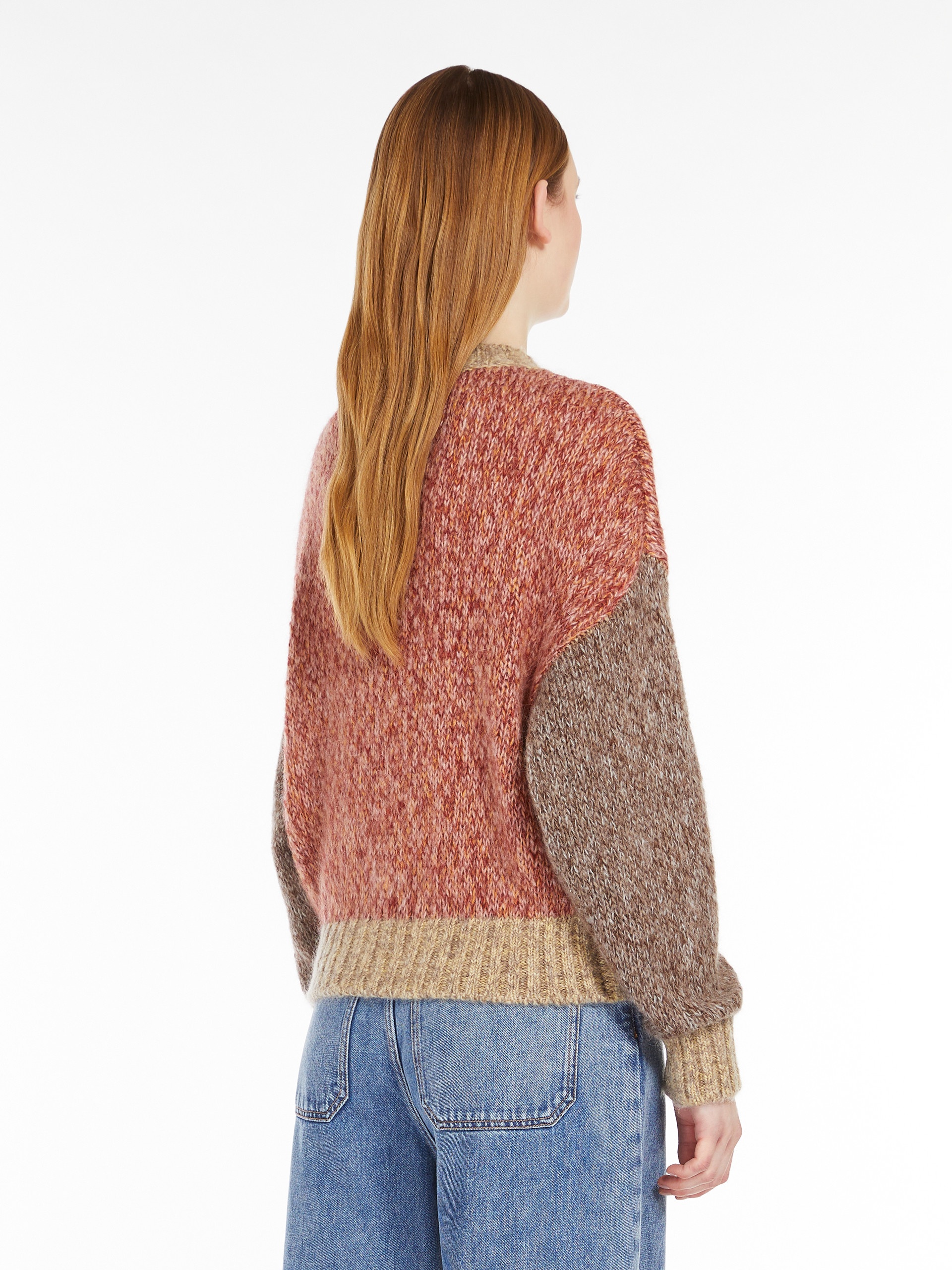DIONIGI Mohair chiné yarn sweater - 4