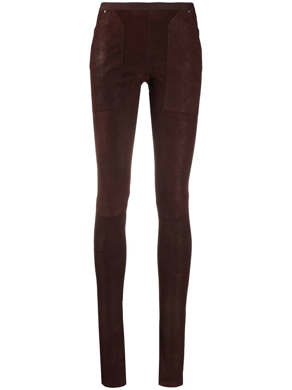 skinny-fit panelled trousers - 1