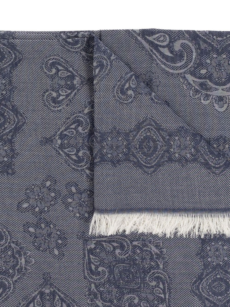 paisley-print fringed scarf 3