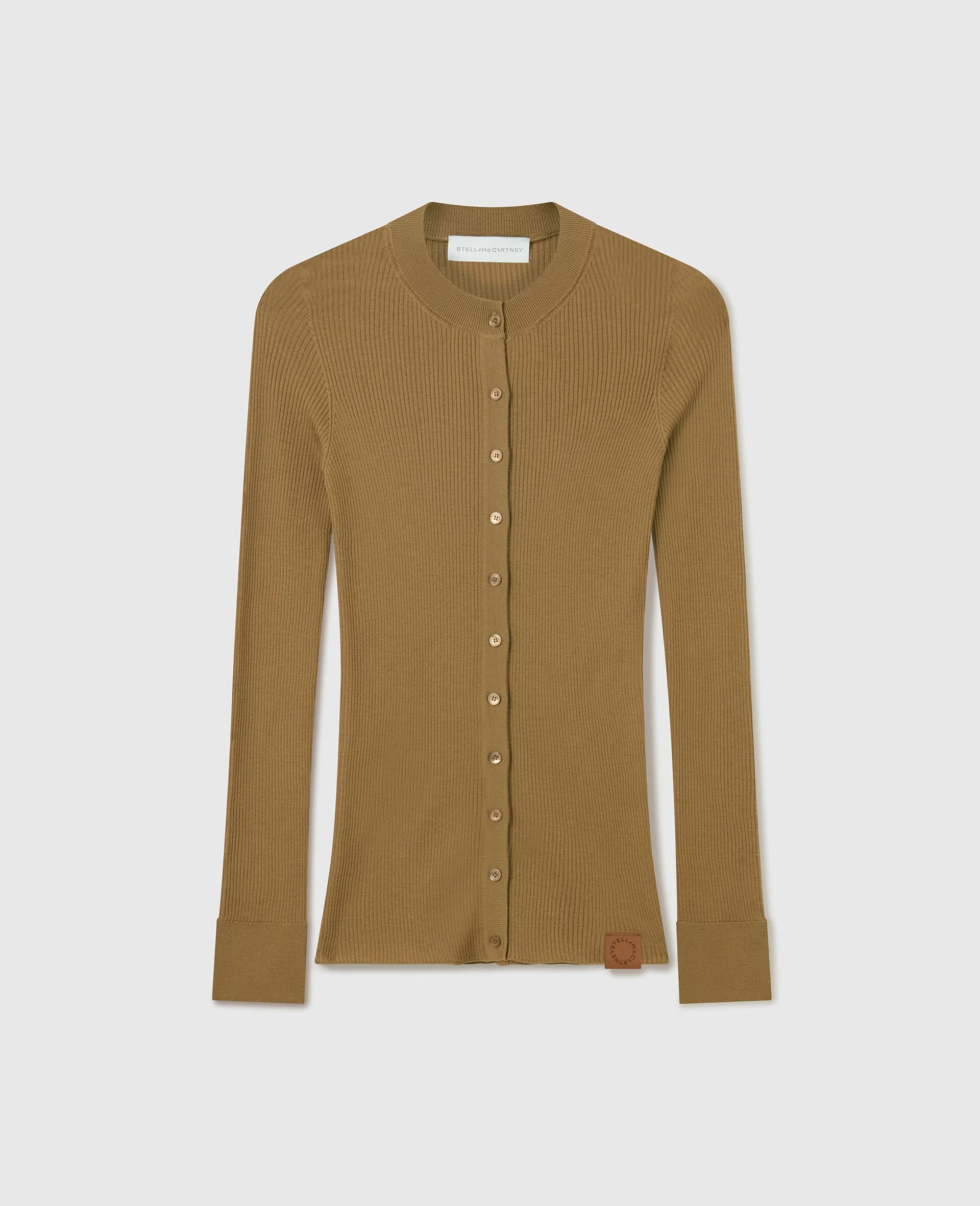 Crewneck Light Knit Cardigan - 1
