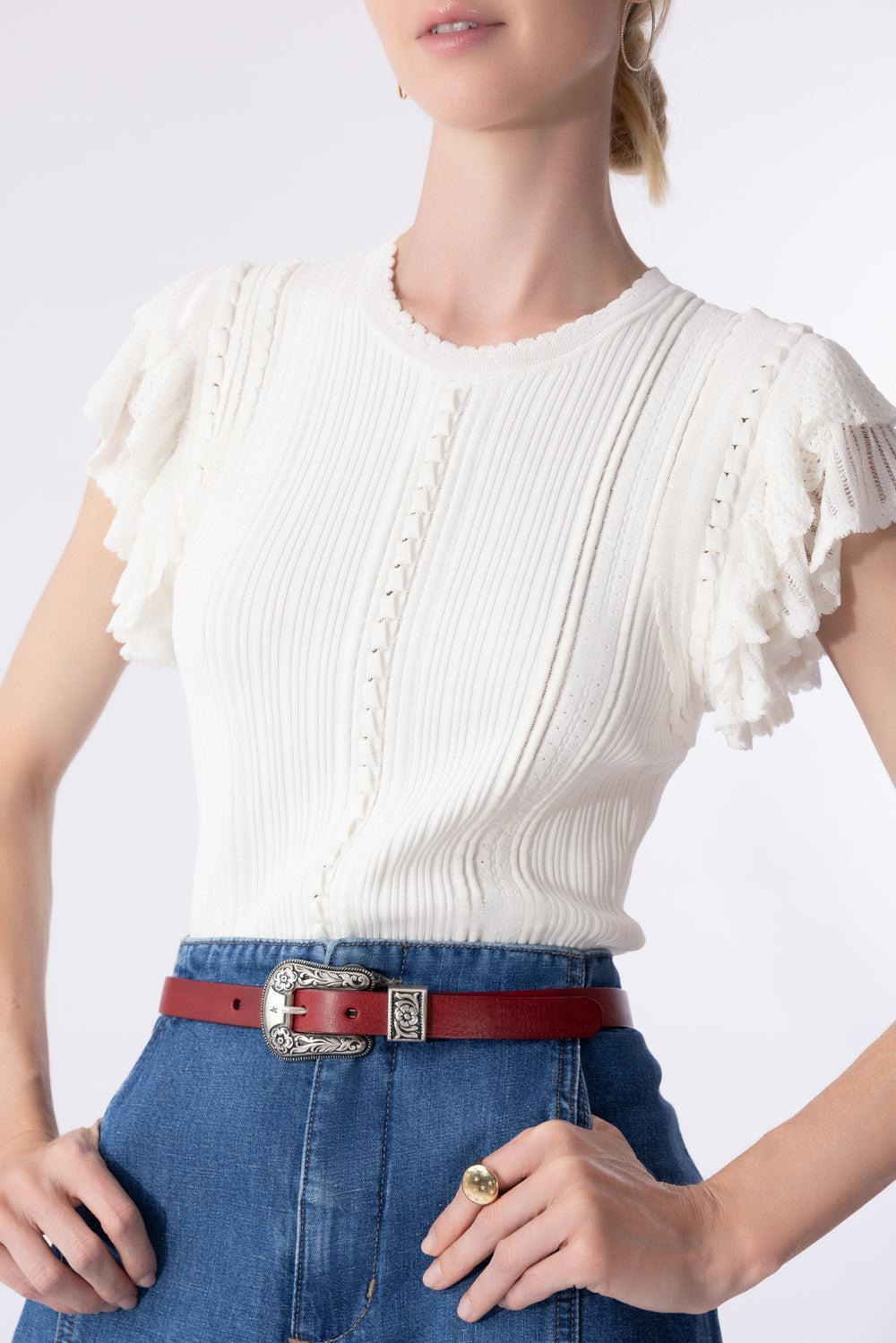 Lace Washed Belt - 3