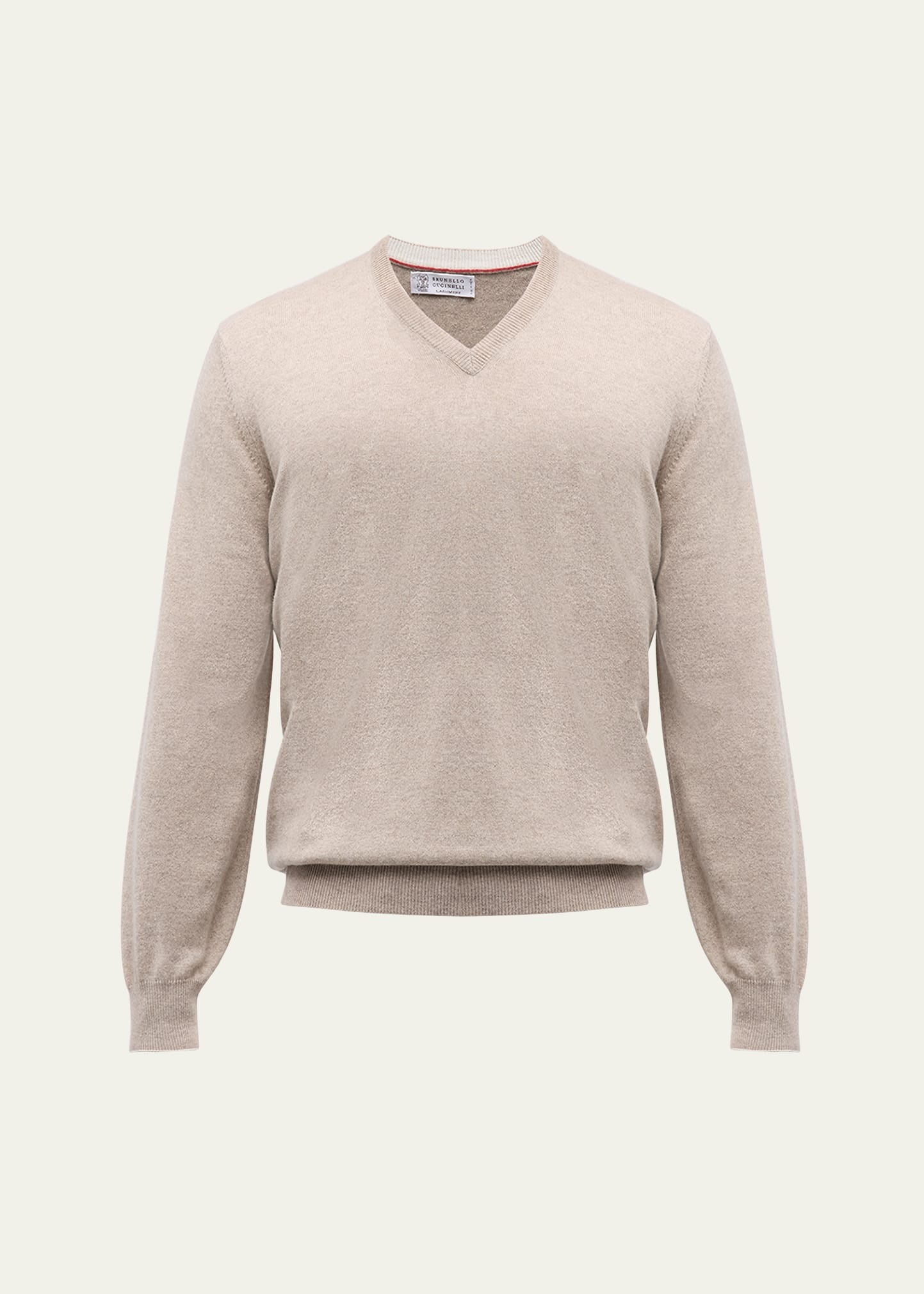 Men's Cashmere V-Neck Sweater - 1