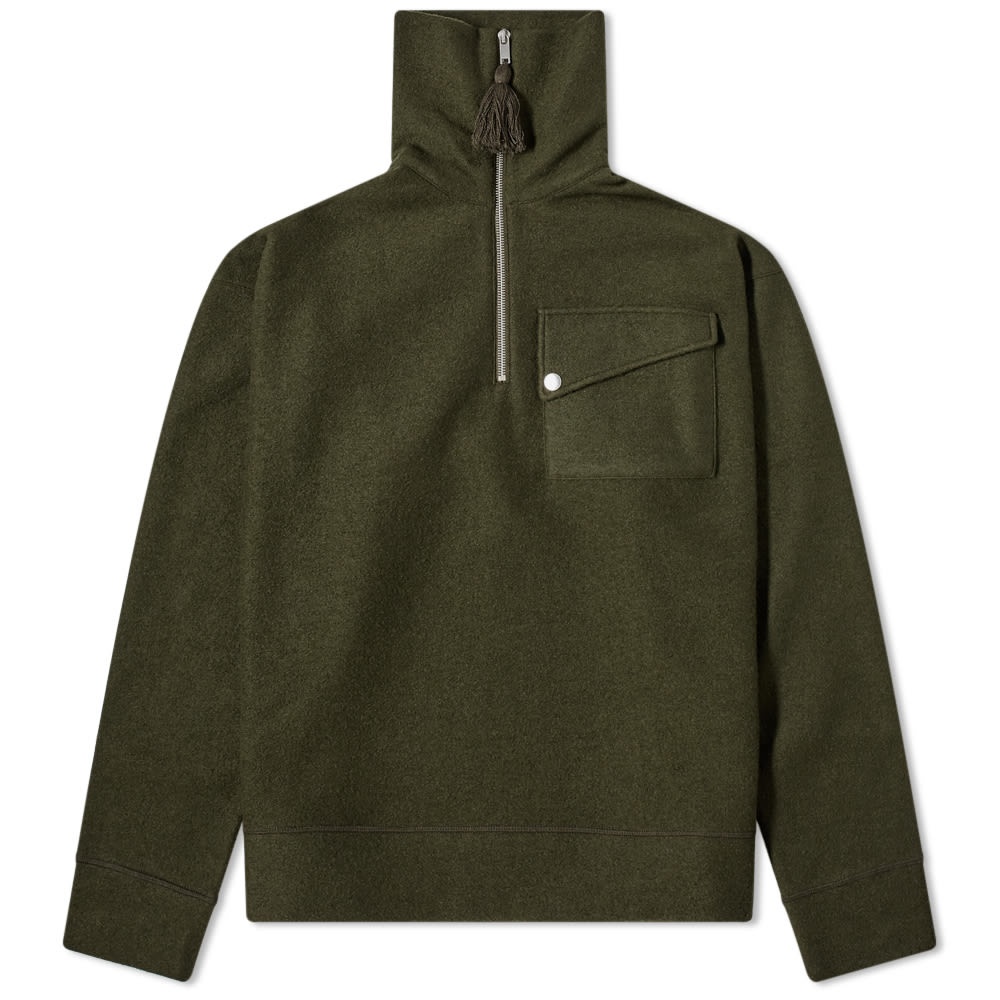 Jil Sander Plus Quarter Zip Sweat - 1