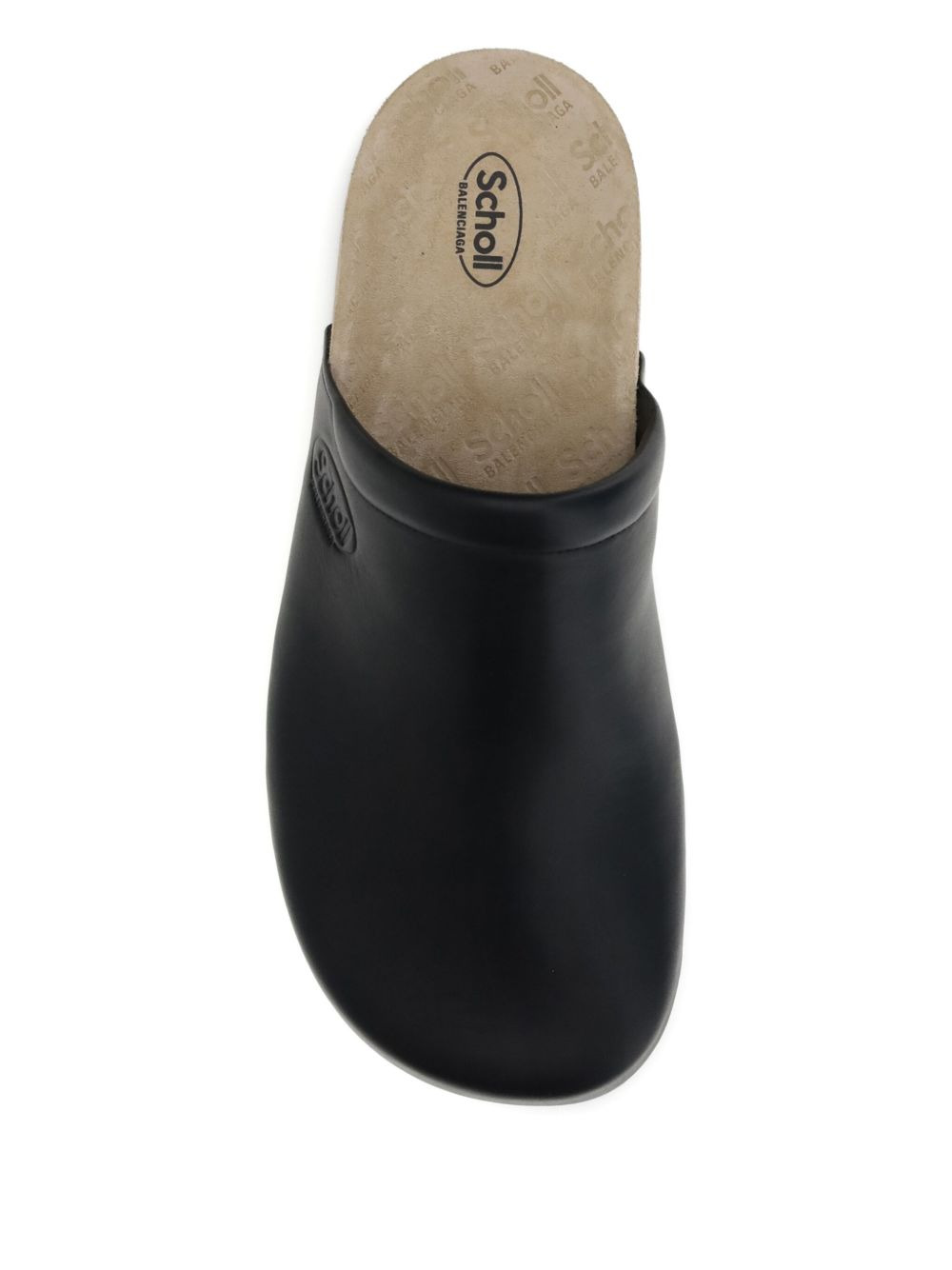 leather cork-sole mule - 3