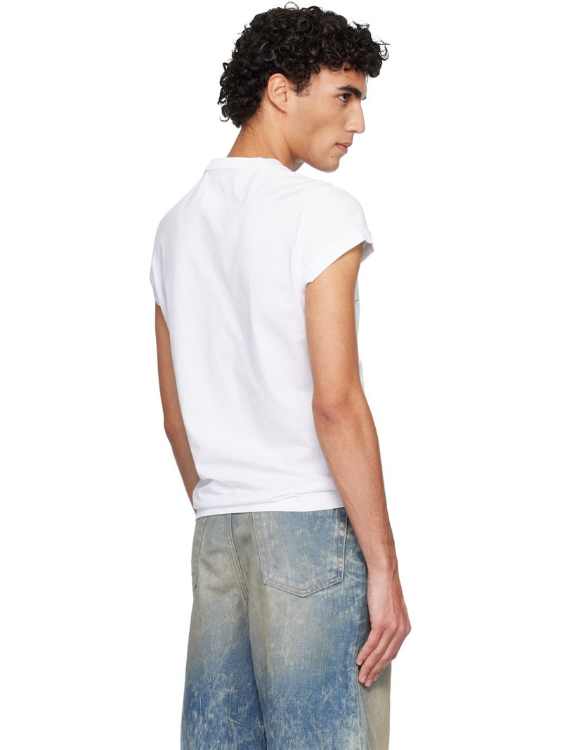 White Vaquera Edition Cup Sleeves T-shirt 3