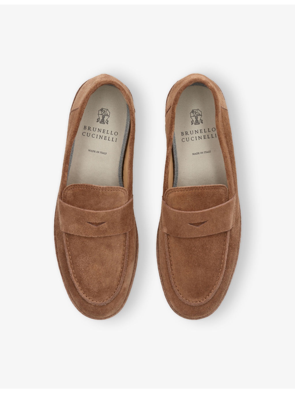 Slip-On Suede Loafers - 2