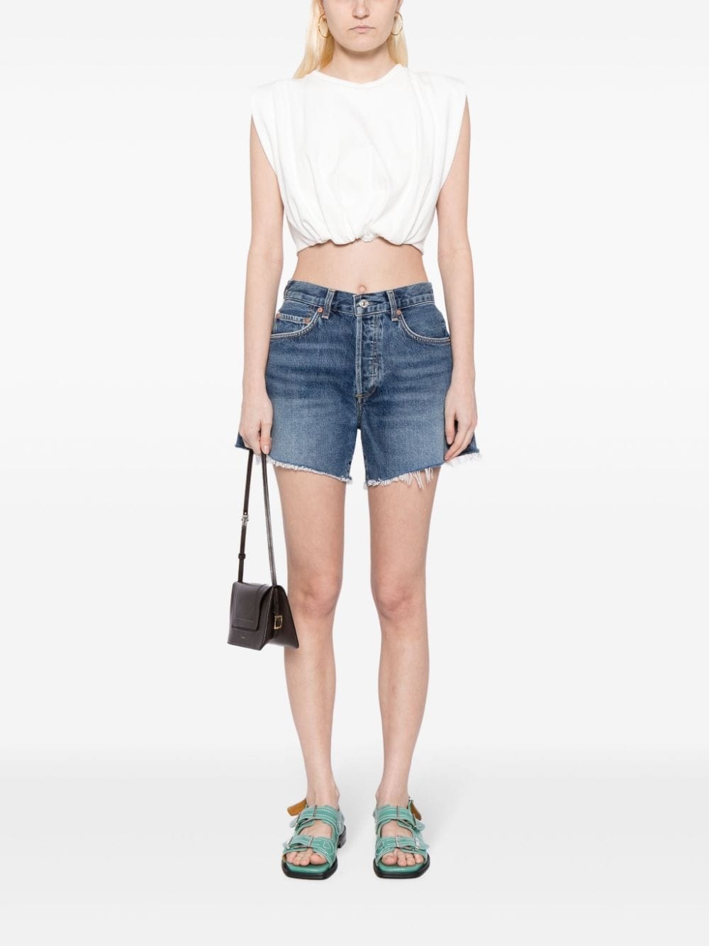 Annabelle denim shorts - 2