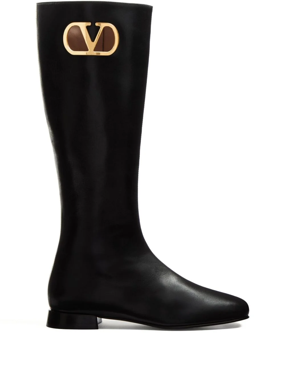 VLogo Signature leather boots - 1