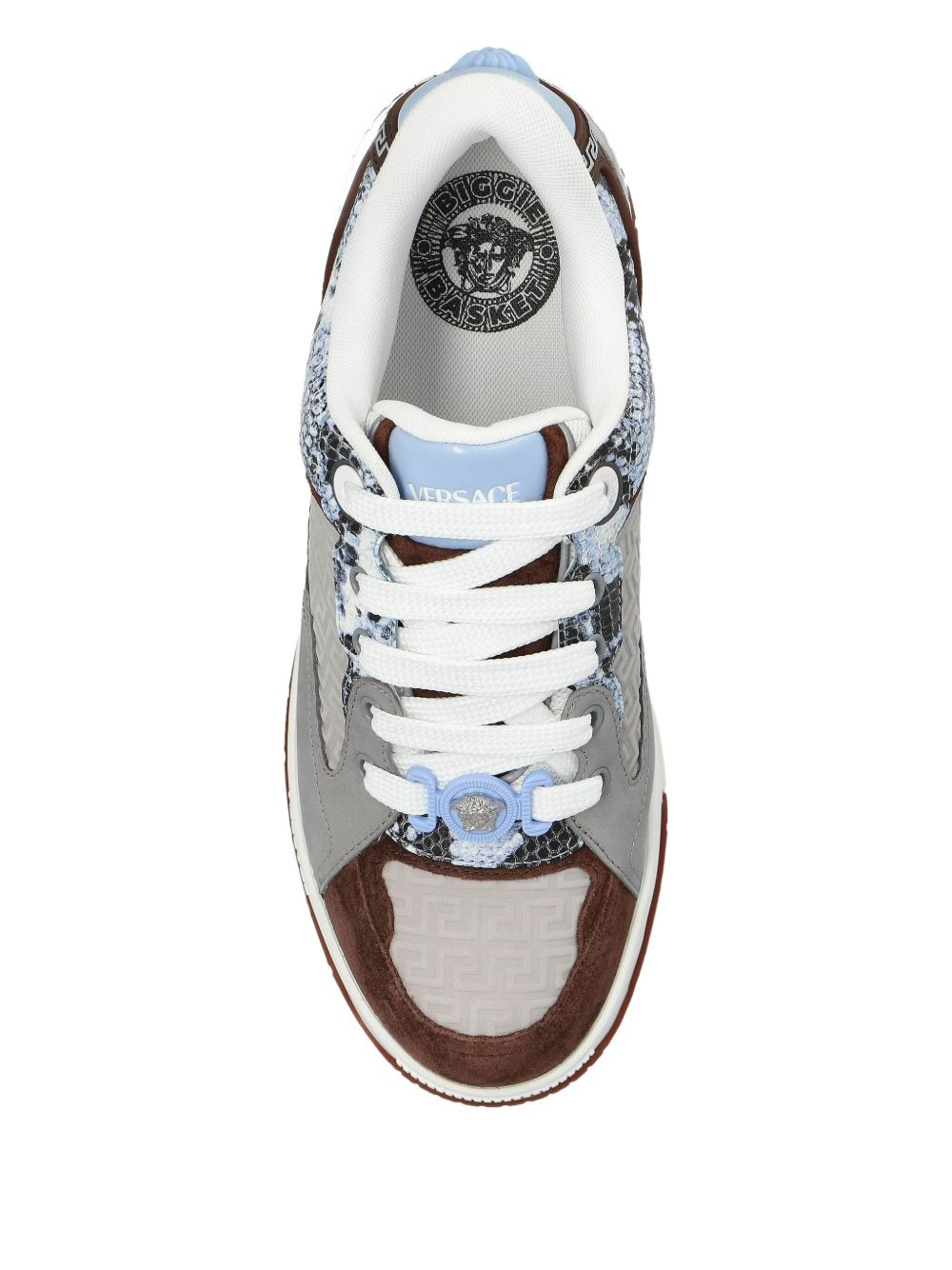 Greca snakeskin-effect sneakers - 4