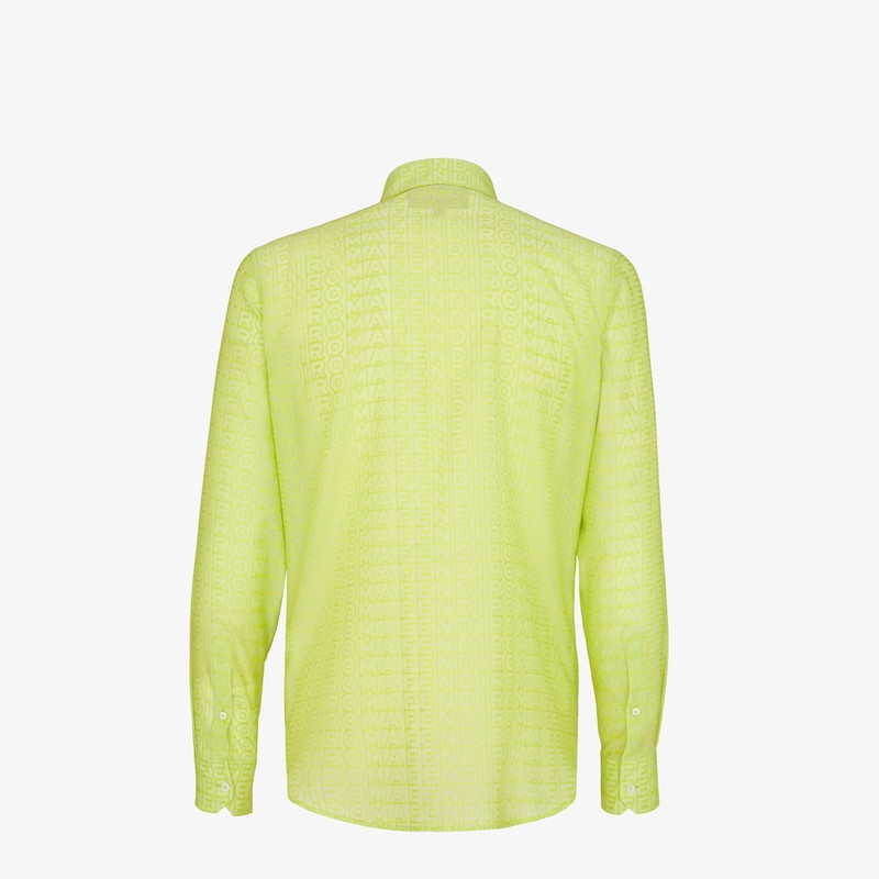 Regular-fit shirt with Italian-style collar. Concealed closure with buttons. Part of the Fendi by Ma 2