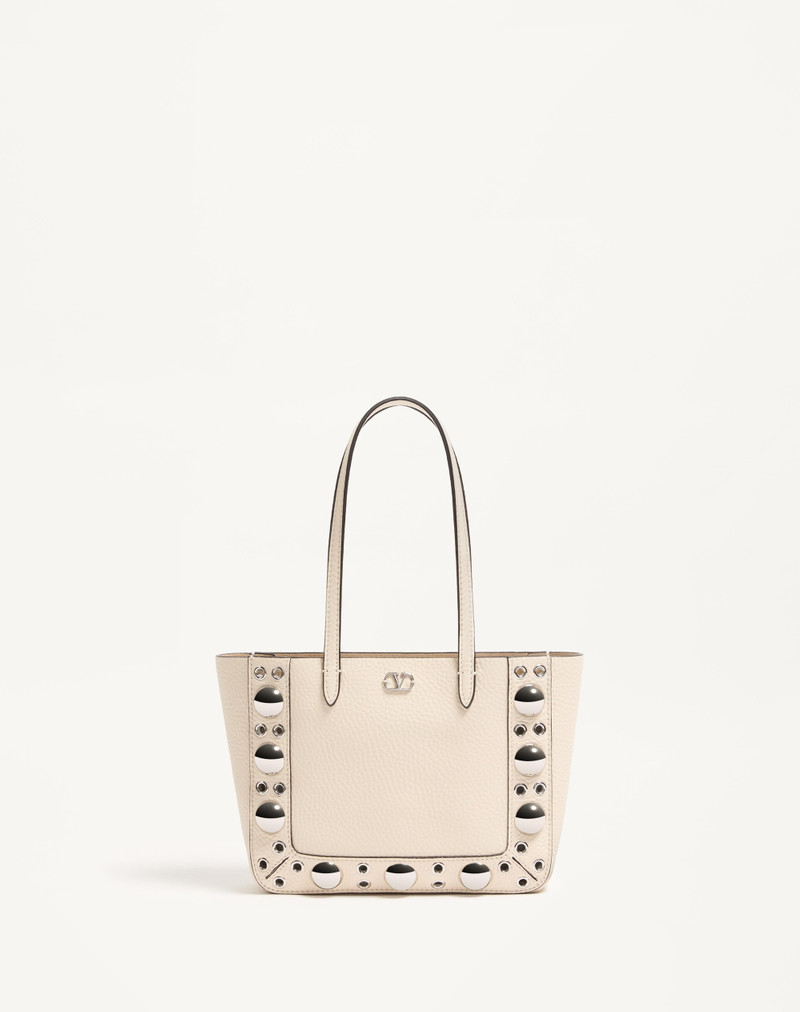 VALENTINO GARAVANI NELLCÔTE MINI SHOPPING BAG IN GRAINY CALFSKIN 1